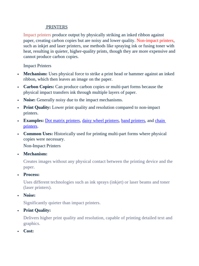 Printers | PDF
