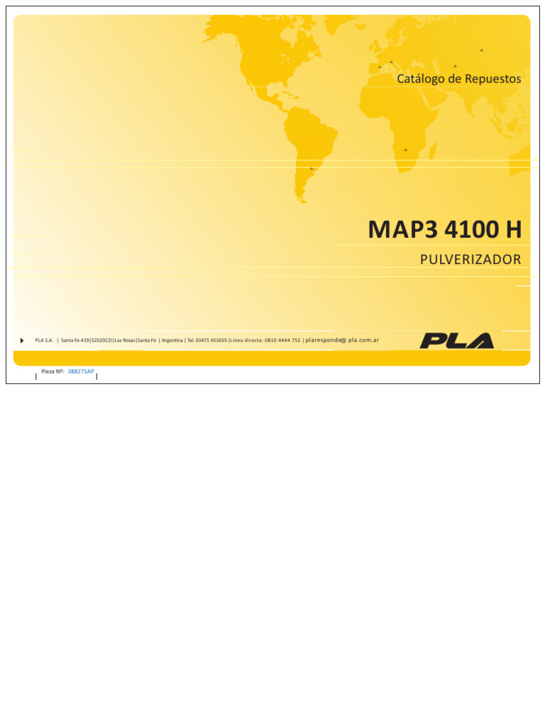Catálogo de Repuestos MAP3 4100 H | PDF | Arandela (Hardware)