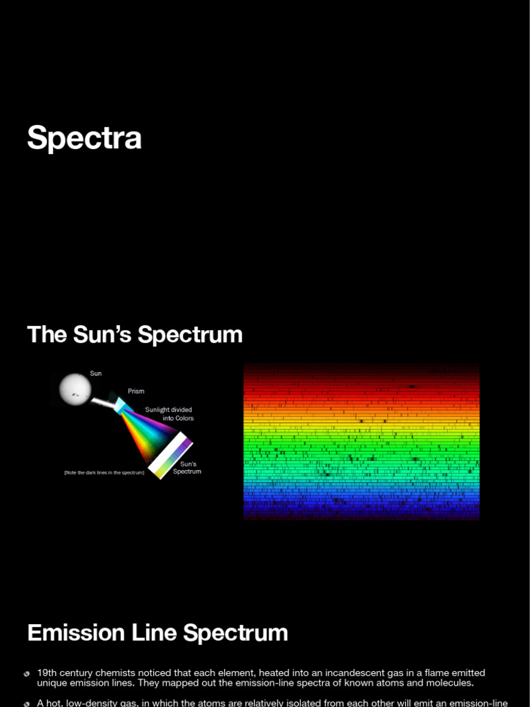Understanding Emission and Absorption Spectra | PDF | Emission Spectrum ...