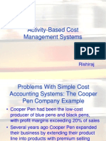 Activity-Based Cost Management Systems: Rishiraj