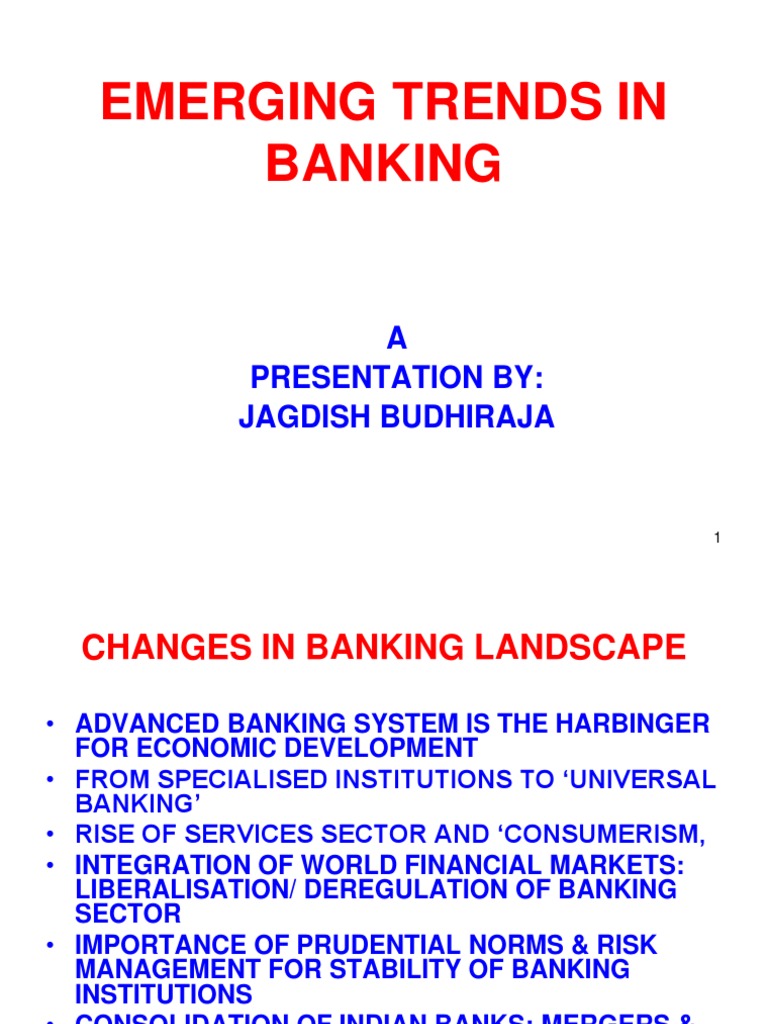 business studies assignment topic emerging trends in banking