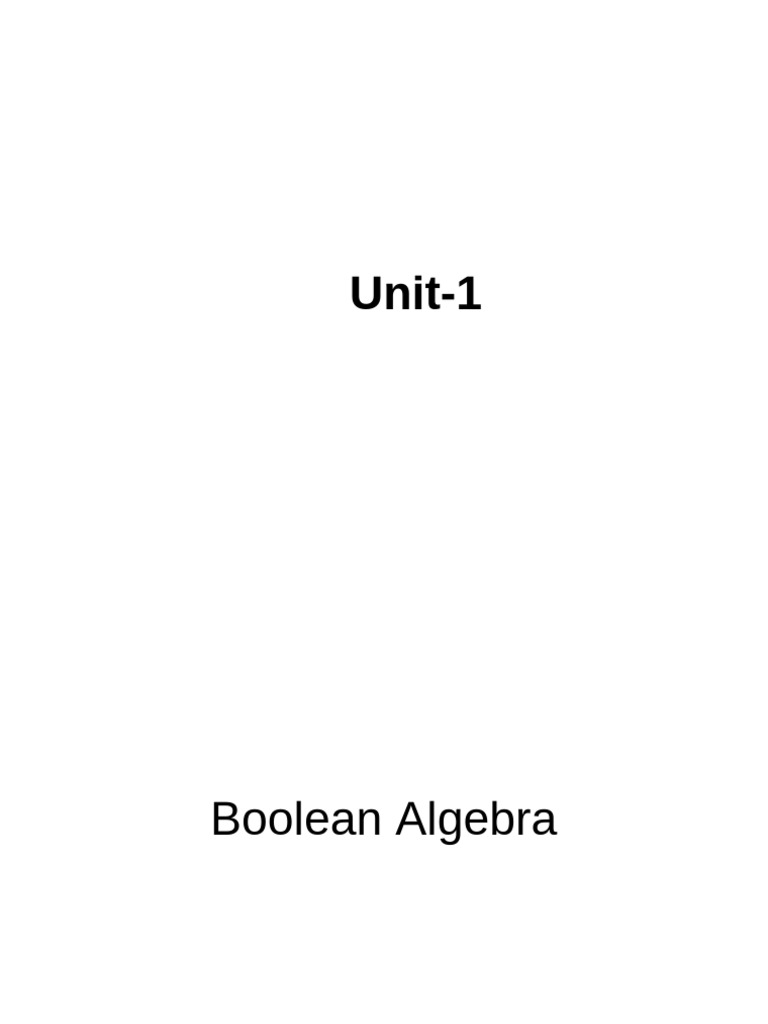 2 Boolean Algebra | PDF | Boolean Algebra | Teaching Mathematics