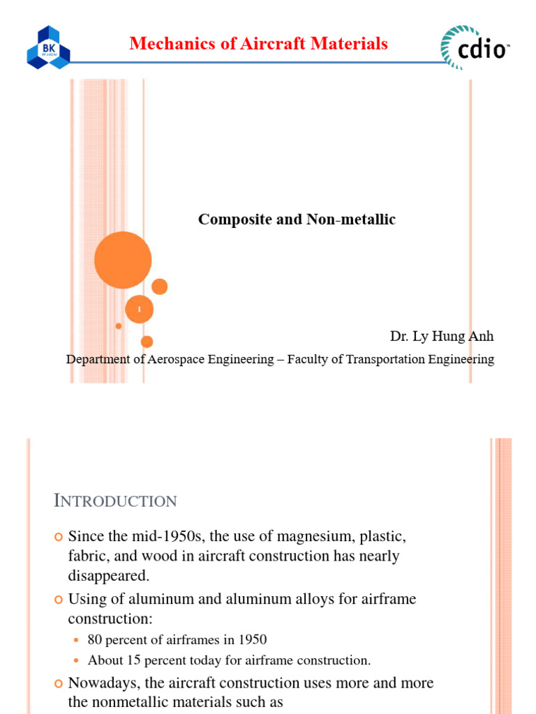 Mechanics of Aircraft Materials - 3 - CDIO | PDF | Composite Material ...