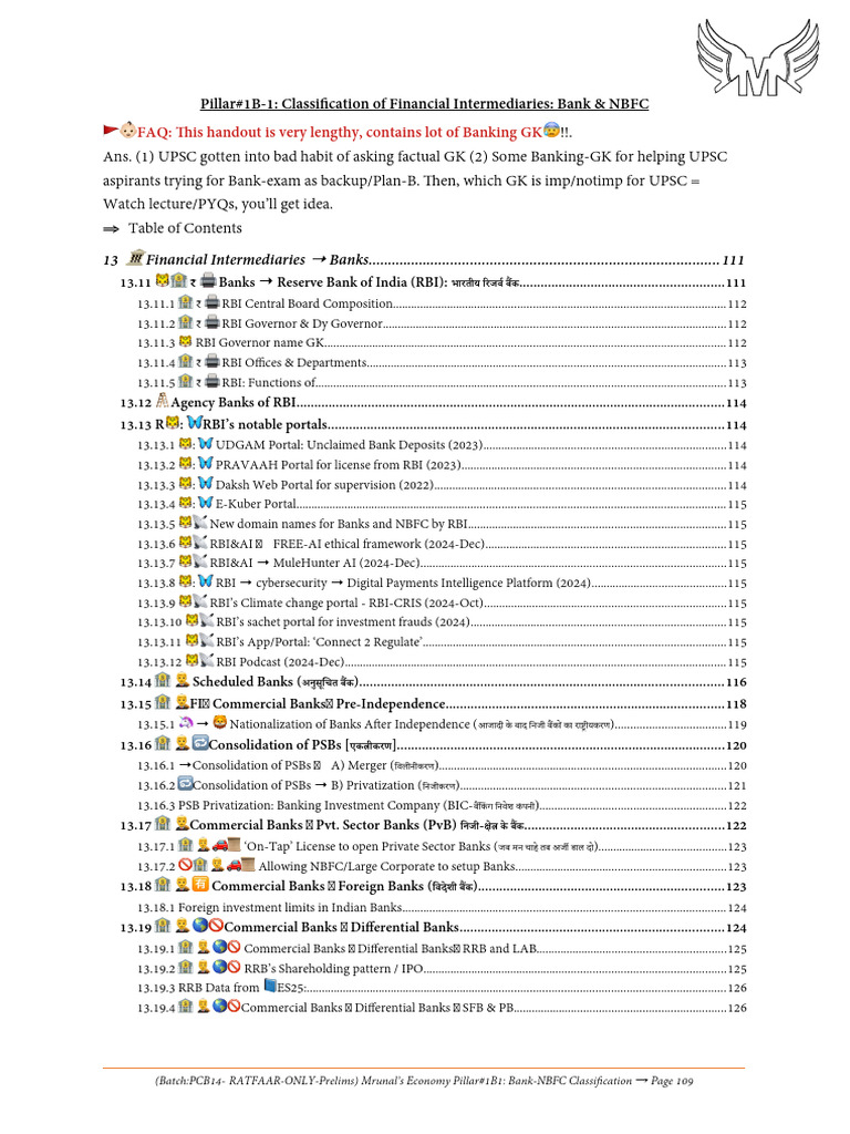 Bank and NBFC Classification Guide | PDF | Reserve Bank Of India | Banks