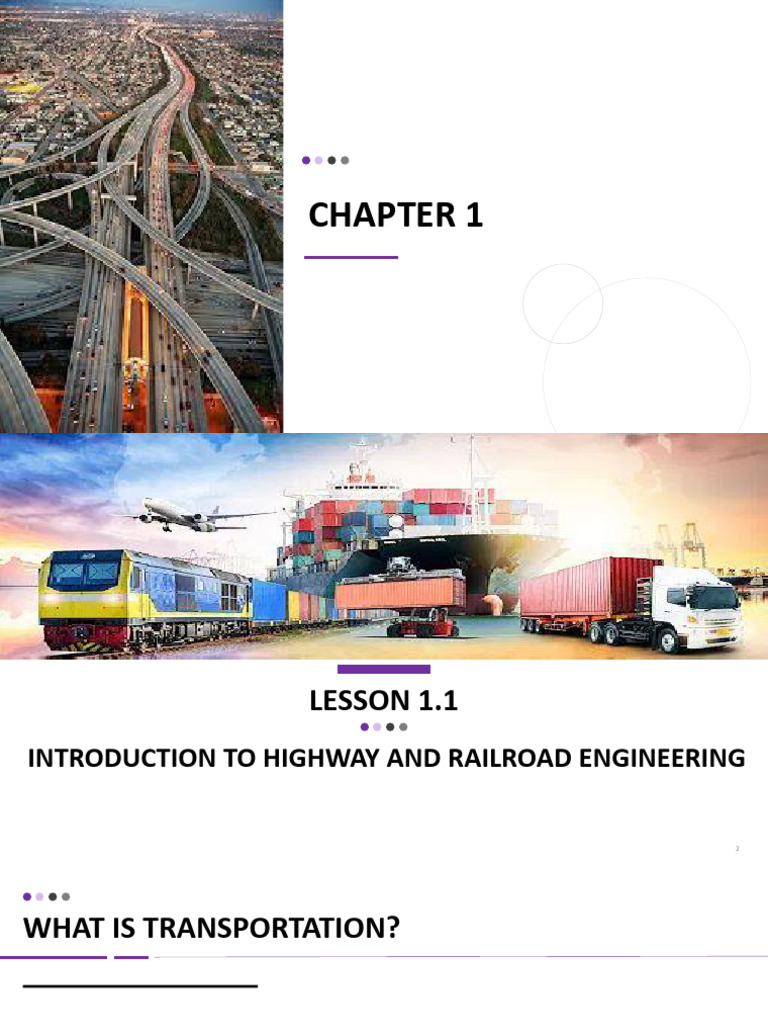 Introduction to Transportation Engineering | PDF | Transport | Rail ...