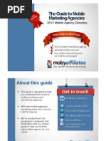 Download Mobile Marketing Agencies Guide 2012 by mobyaffiliates SN92698894 doc pdf