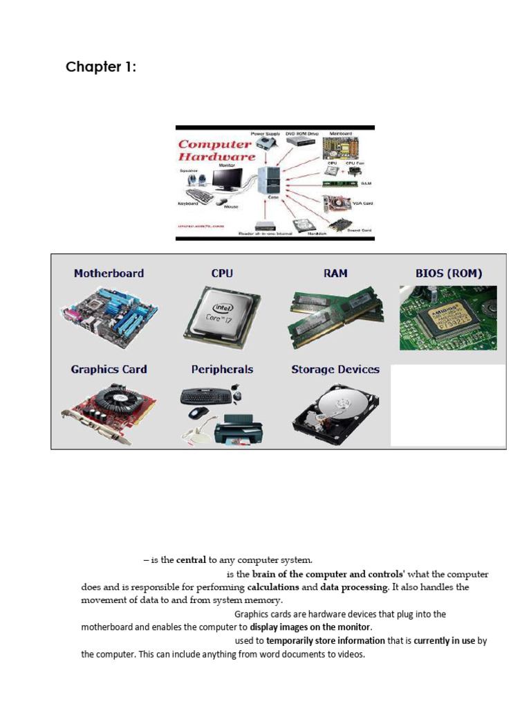 Computer Components and Number Systems | PDF | Central Processing Unit ...