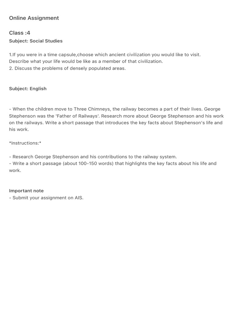 Online Assignment | PDF