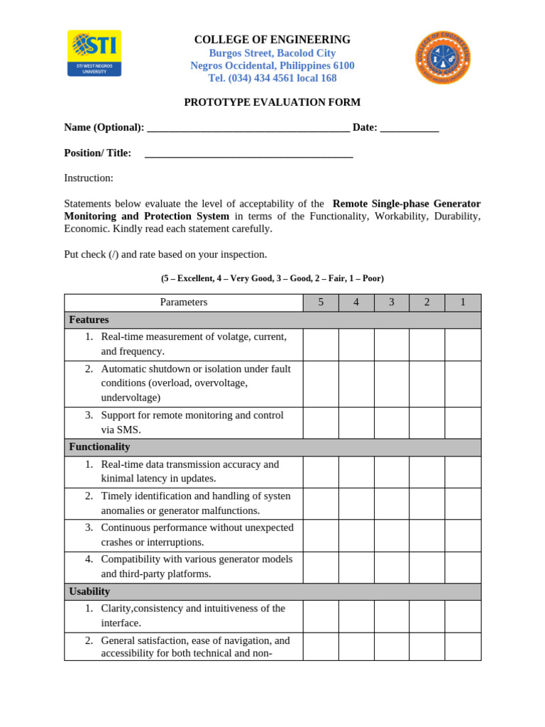 Prototype Survey Butin | PDF