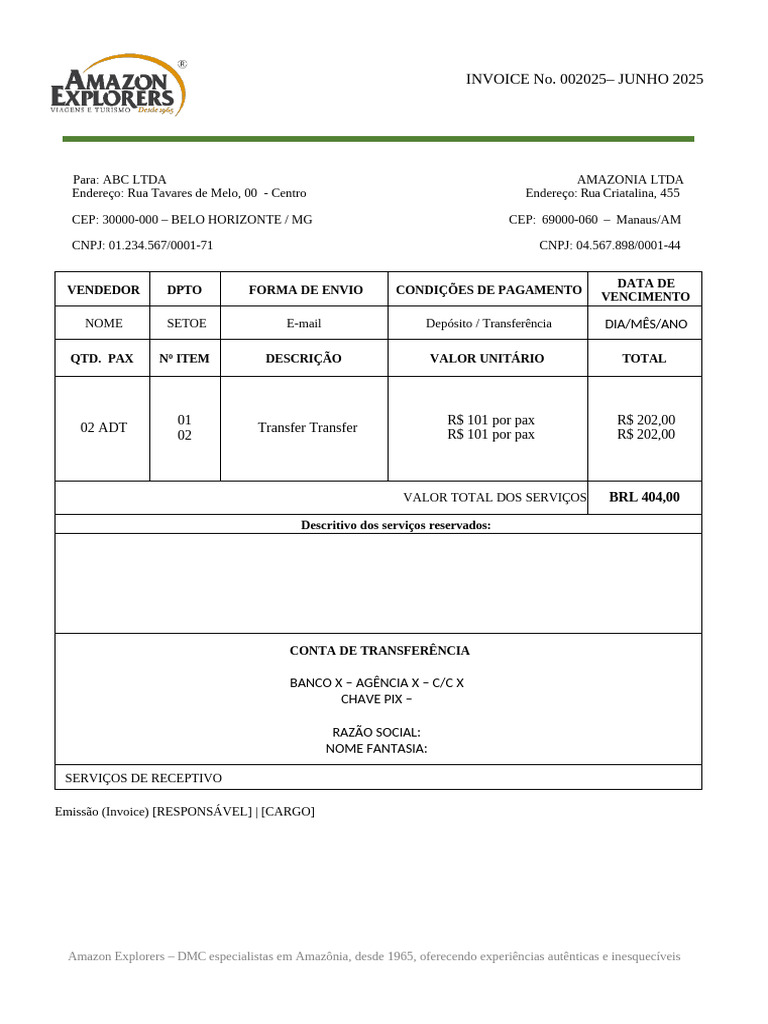 Modelo Invoice | PDF
