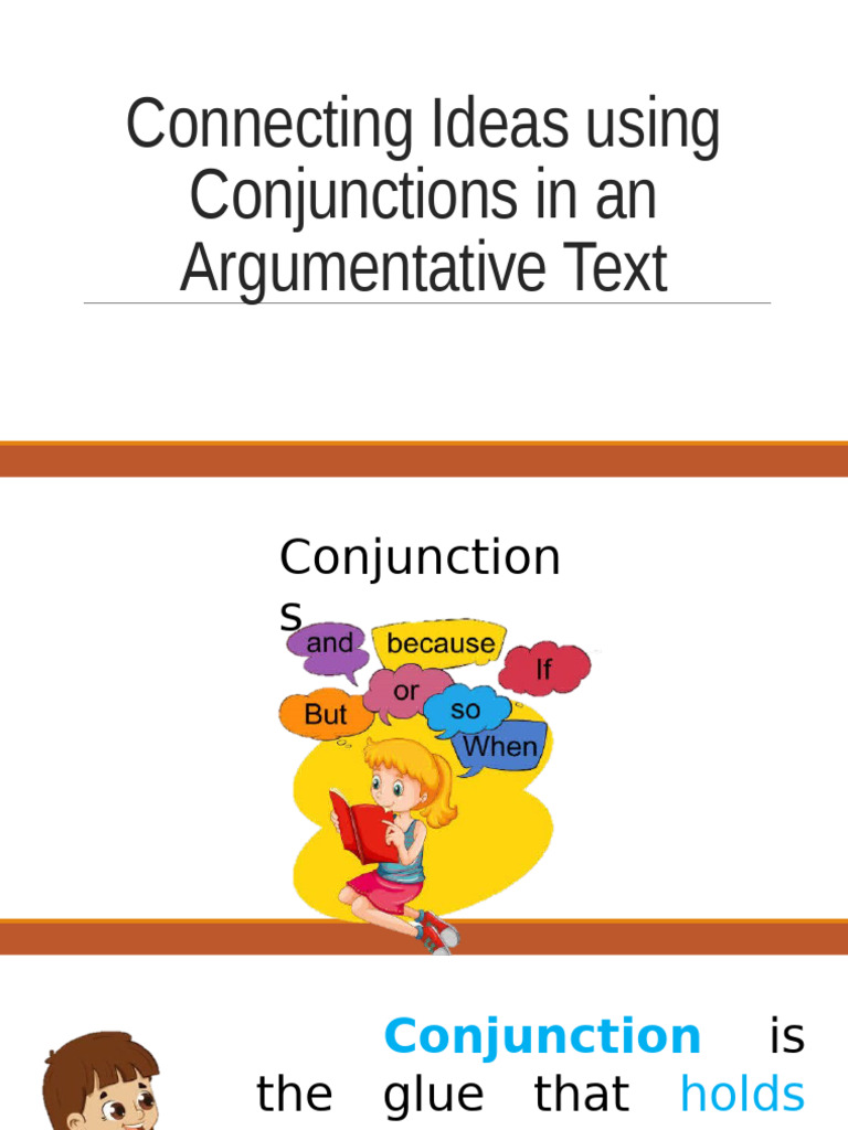 Using Conjunctions in Argumentative Texts | PDF
