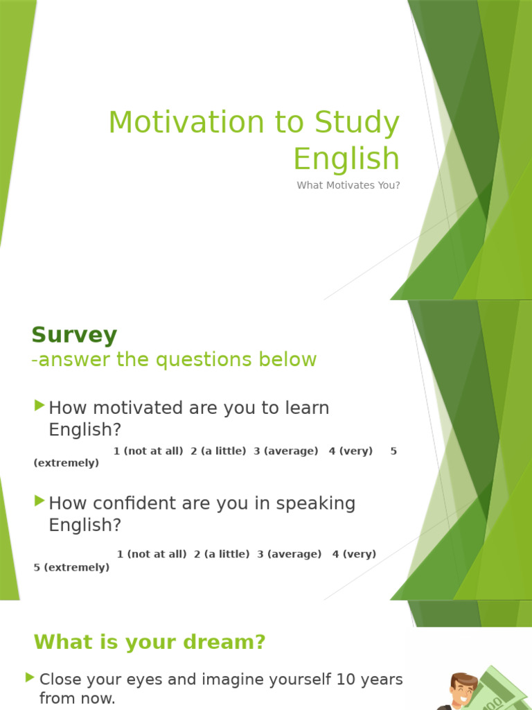English Learning Motivation Guide | PDF | English Language | Vocabulary