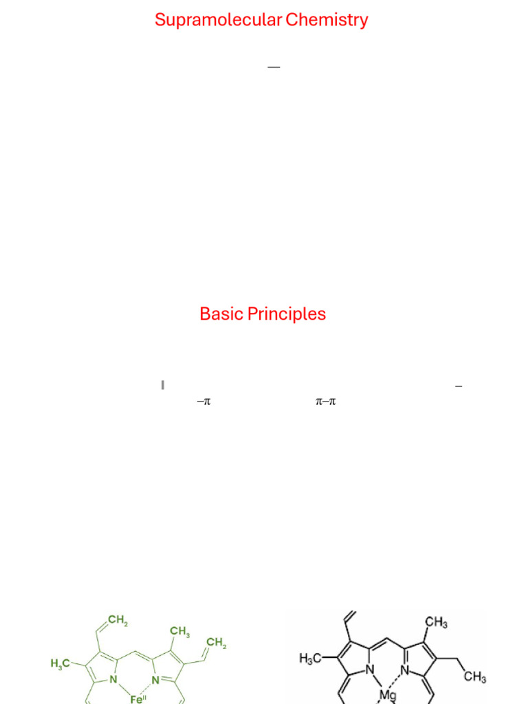 Understanding Supramolecular Chemistry | PDF | Supramolecular Chemistry ...