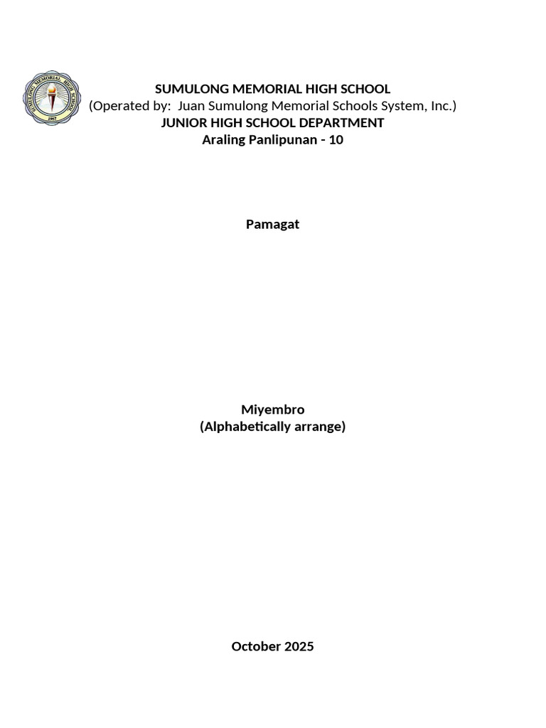 Araling Panlipunan 10 SWOT Analysis Guide | PDF