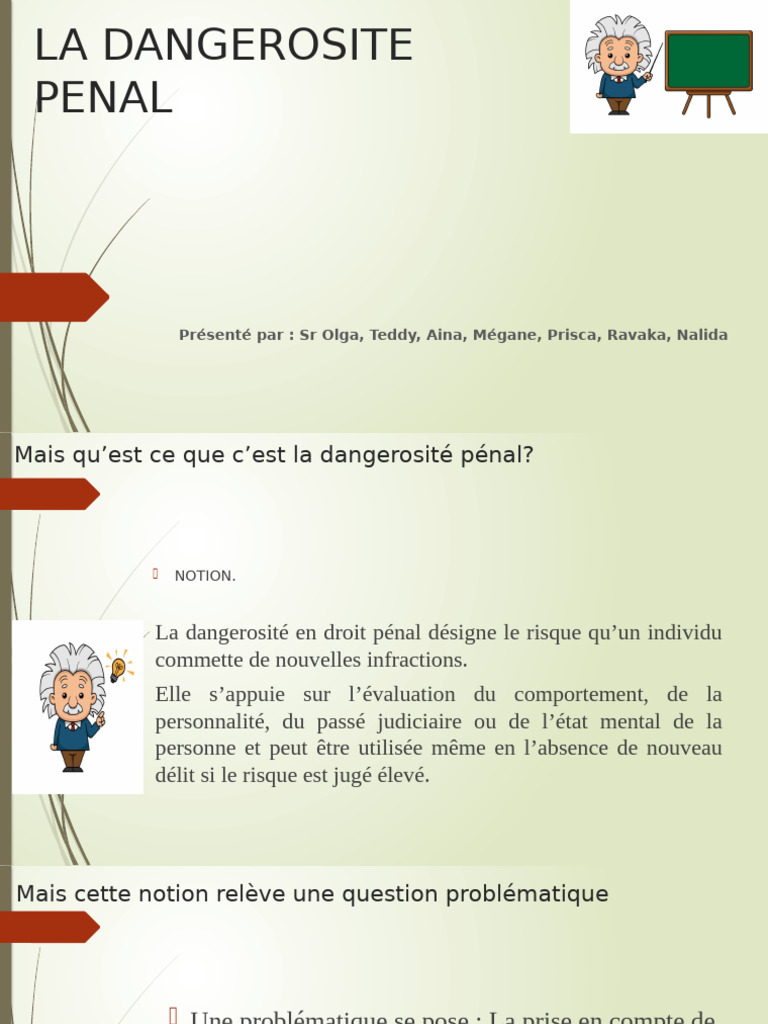 Dangerosité pénale : enjeux et dérives | PDF | Crimes | Crime et violence