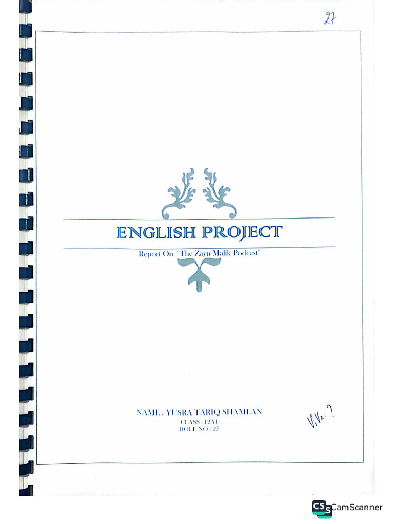 English Project Sample | PDF