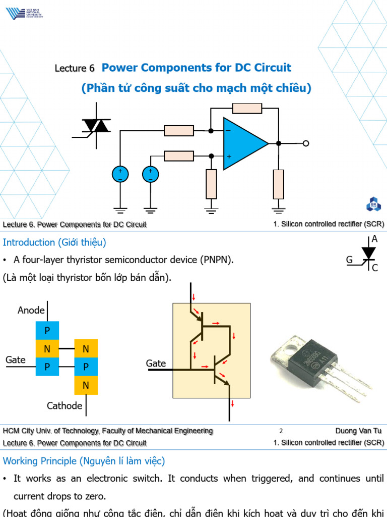 Lecture 6 - Power Components For DC Circuit | PDF