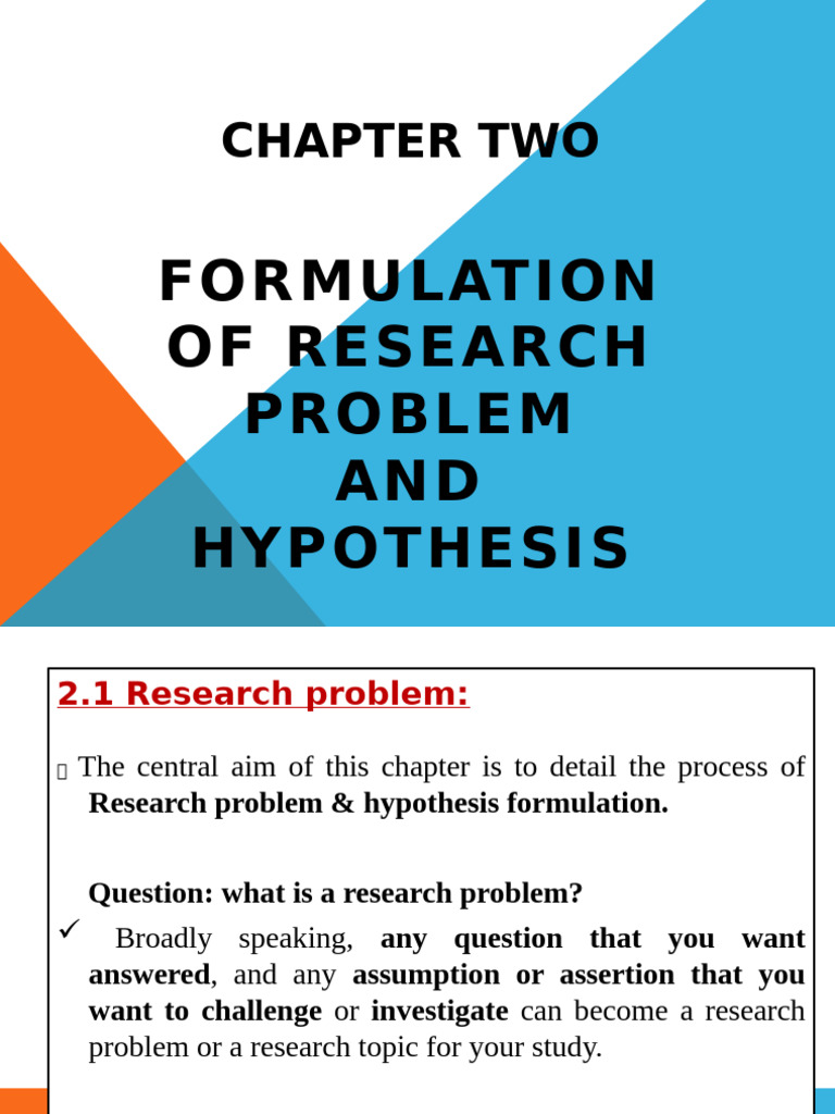Research Chap. 2new | PDF | Type I And Type Ii Errors | Statistical ...