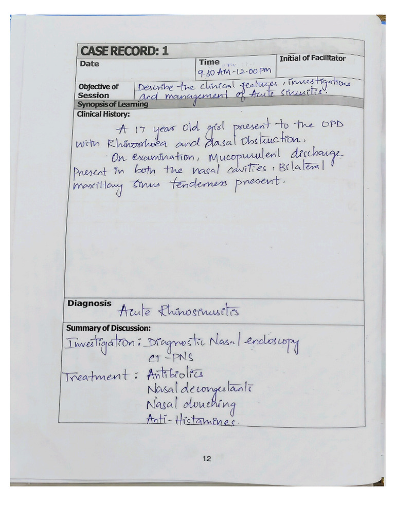 Ent - Academic Record | PDF