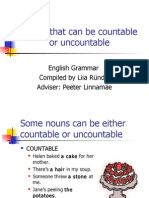 Nouns That Can Be Countable or Uncountable
