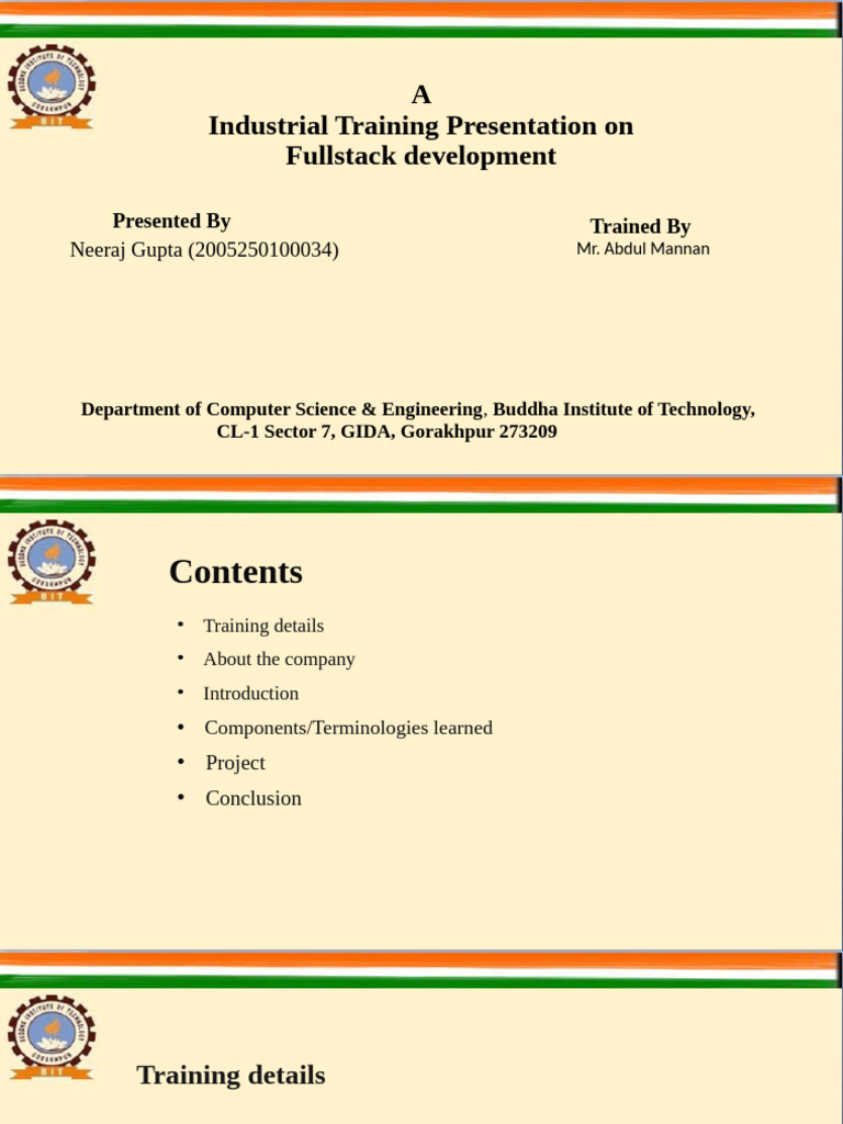 Fullstack Development Training Overview | PDF | Databases | My Sql