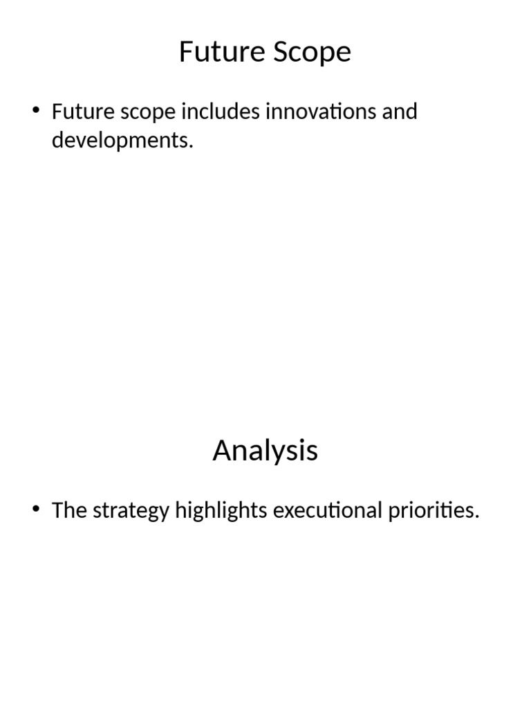 Future Scope and Implementation Insights | PDF