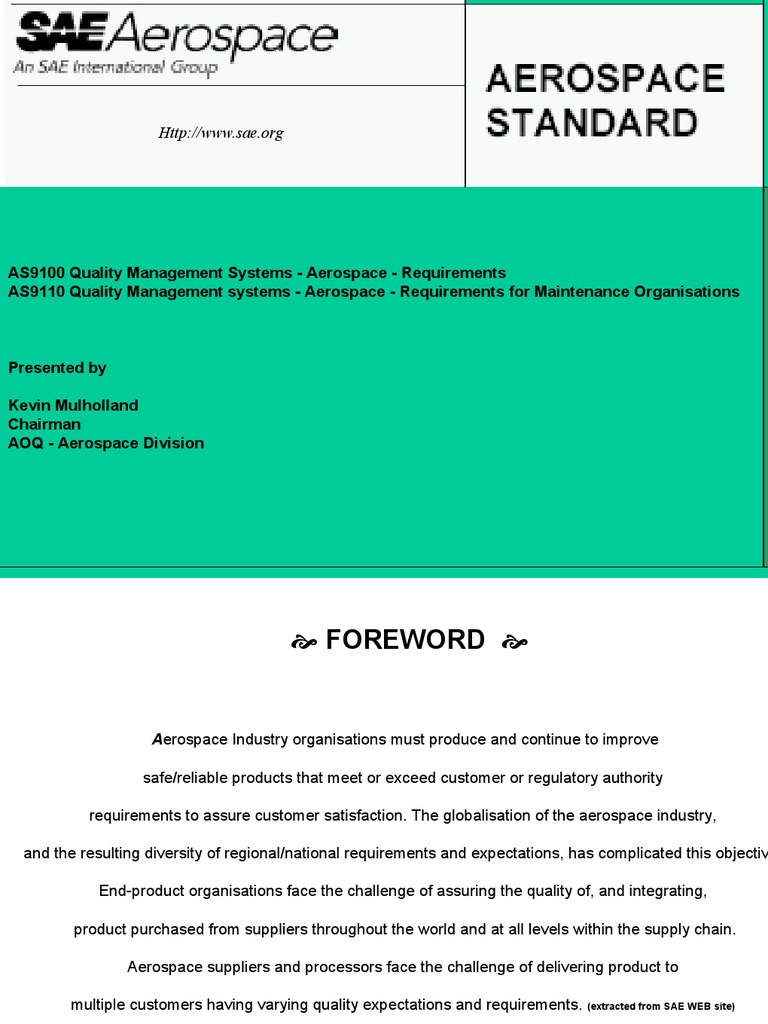 AS9100 Brief | PDF