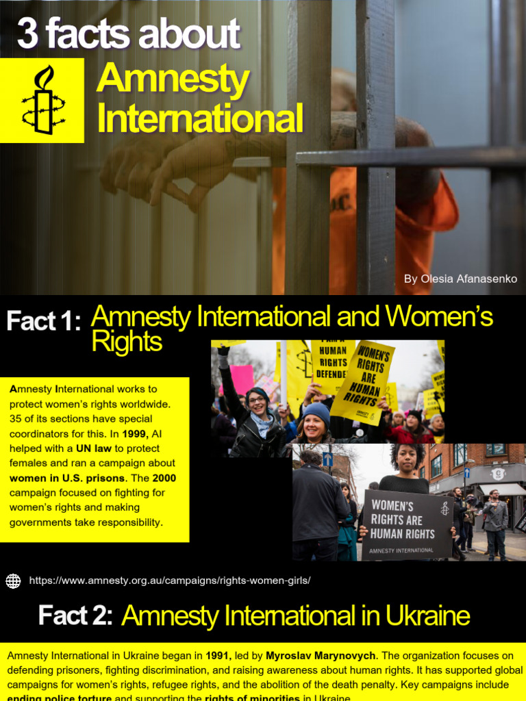 3 Facts About Amnesty International | PDF