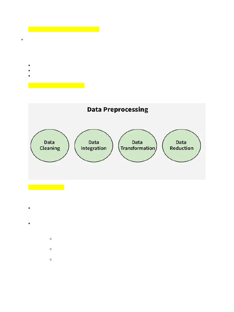 Data Preprocessing in Data Mining | PDF | Data | Data Mining