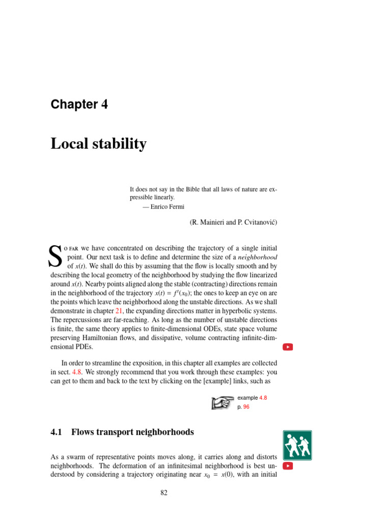 Local Stability in Dynamical Systems | PDF | Stability Theory ...