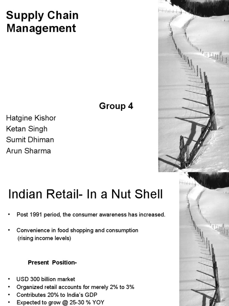 Supply Chain Management in Indian Retail | PDF | Supply Chain | Inventory