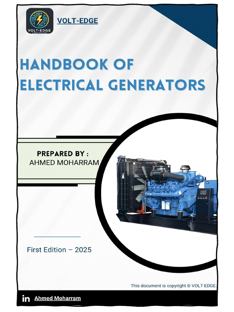 Electrical Generators Handbook Guide | PDF | Electric Generator ...