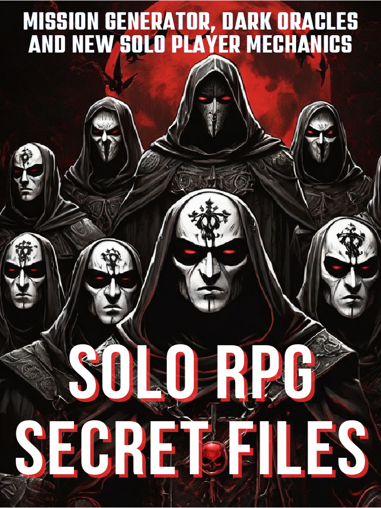 Solo RPG Secret Files Guide | PDF | Dice | Role Playing Games