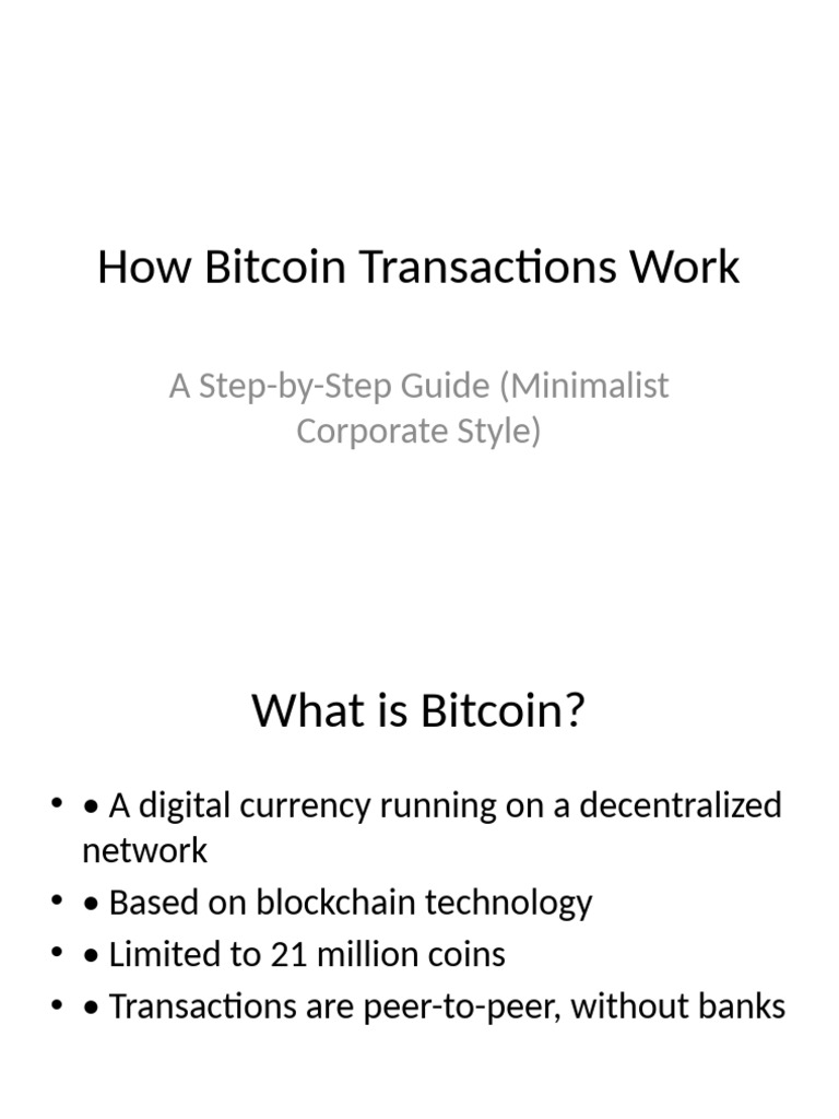 Bitcoin Transactions | PDF