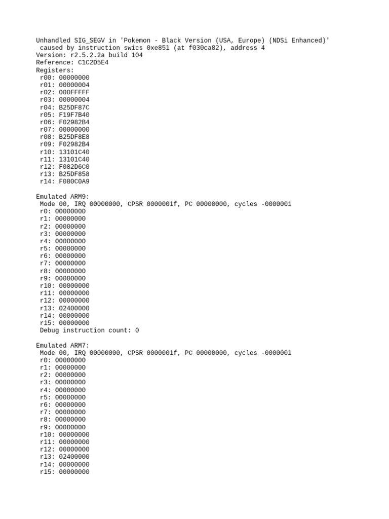 Crash Dump | PDF
