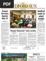 Armed Services Awards May 14: Medford Ready To Adopt Budget