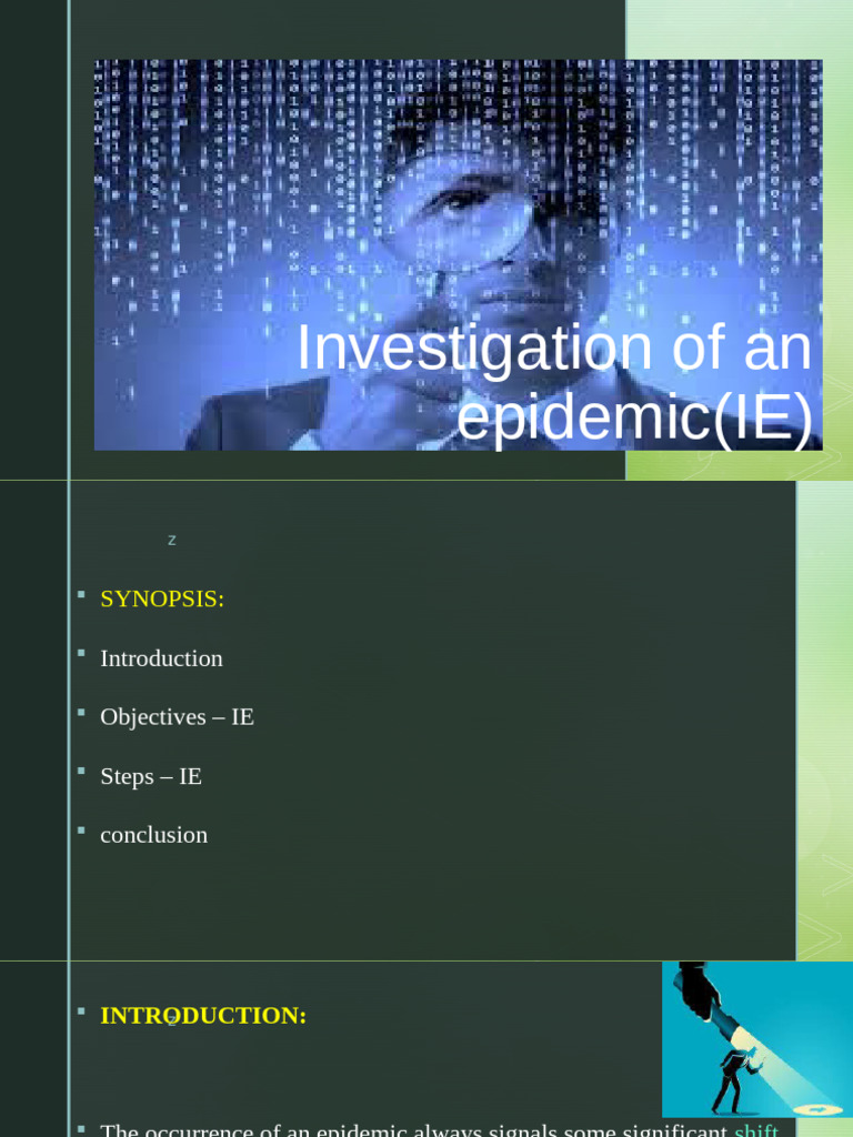 Epidemic Investigation | PDF | Epidemics | Epidemiology