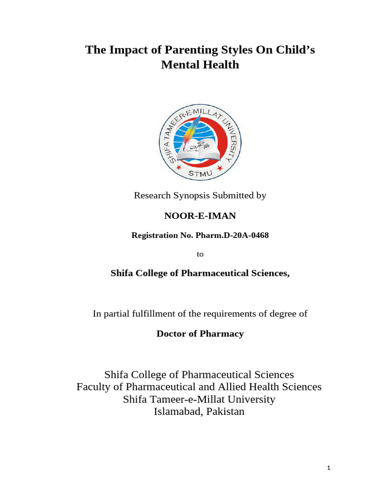 The Impact of Parenting Styles On Child by Iman | PDF | Parenting ...