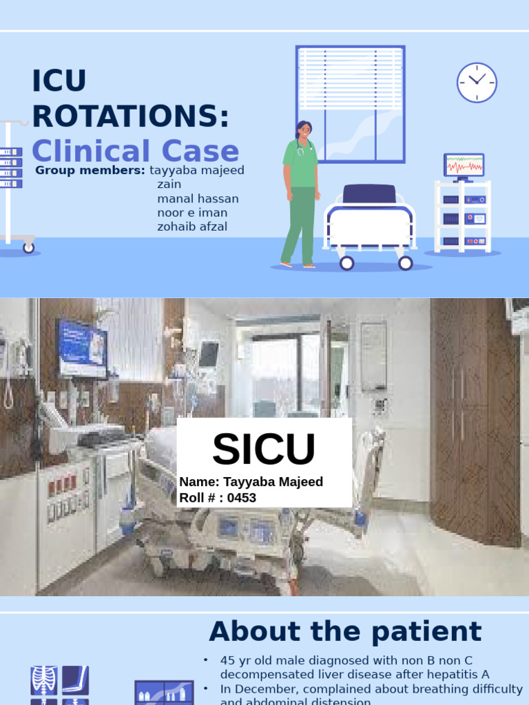 ICU Patient Case Studies and Management | PDF | Intravenous Therapy ...