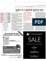 No Gain in Capital Gains Tax: Voices