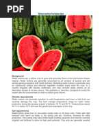 Watermelon Farming Guide for Zimbabwe | PDF | Watermelon | Soil