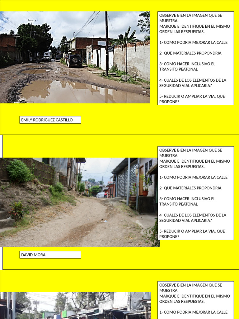 Mejoras y Seguridad Vial en Calles | PDF | Carretera segura ...