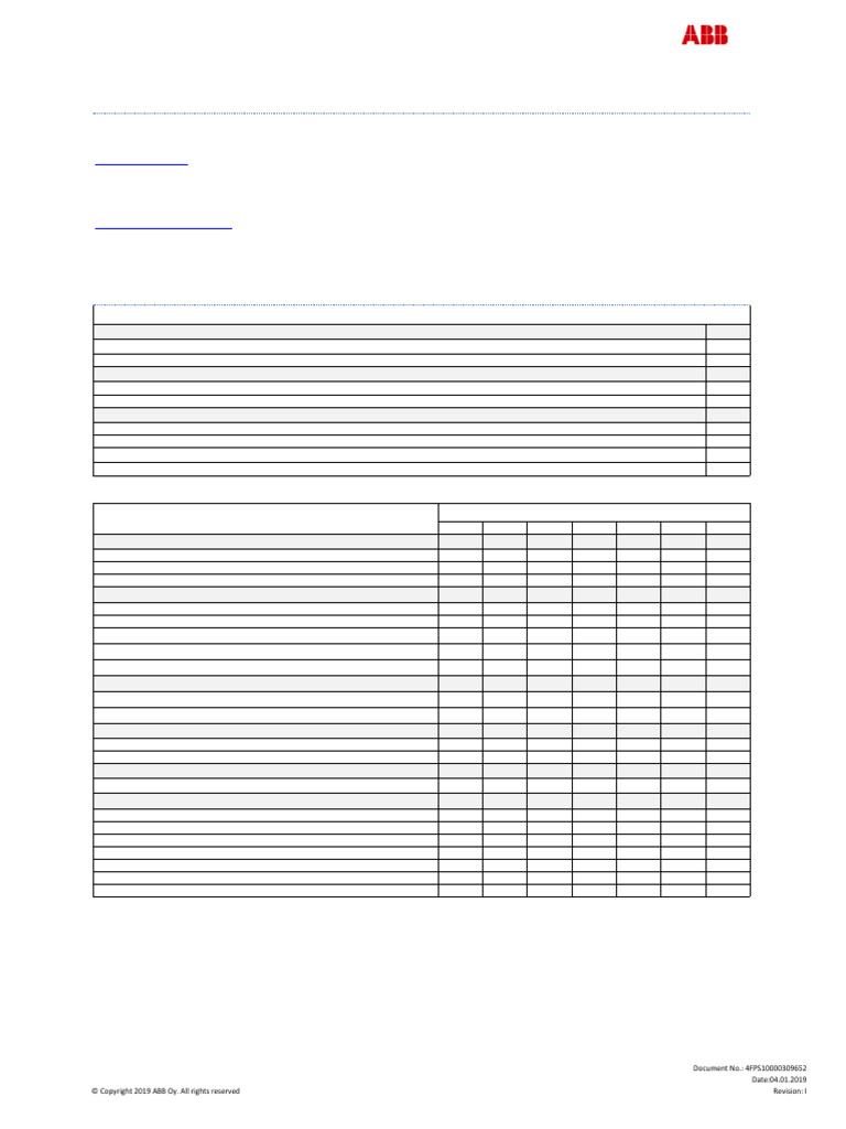 ABB Drives Maintenance Schedule Guide | PDF | Capacitor | Power Supply