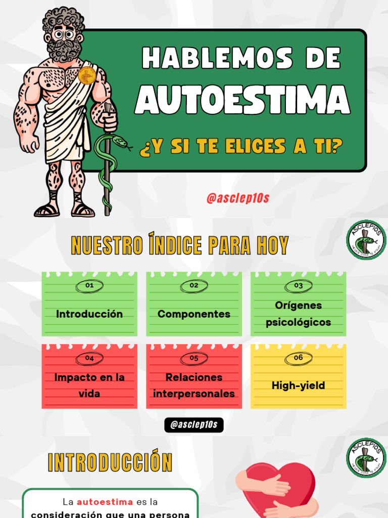 Importancia de la Autoestima en la Vida | PDF | Autoestima | Terapia ...