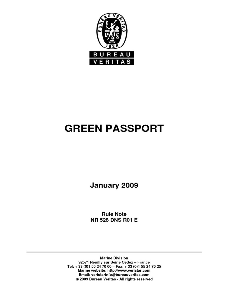 Green Passport NR 528 Guidelines | PDF | Chlorofluorocarbon | Home ...