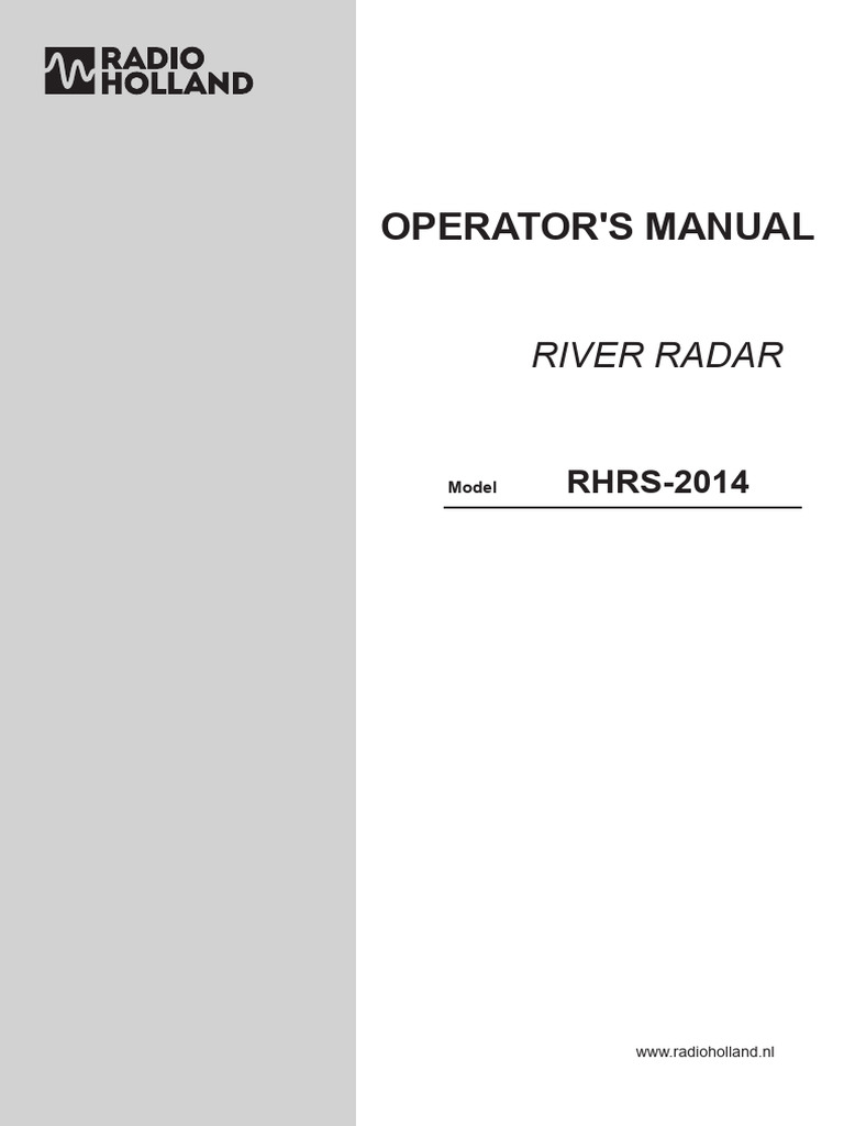 River Radar RHRS-2014 Operator Manual | PDF | Radar | Navigation