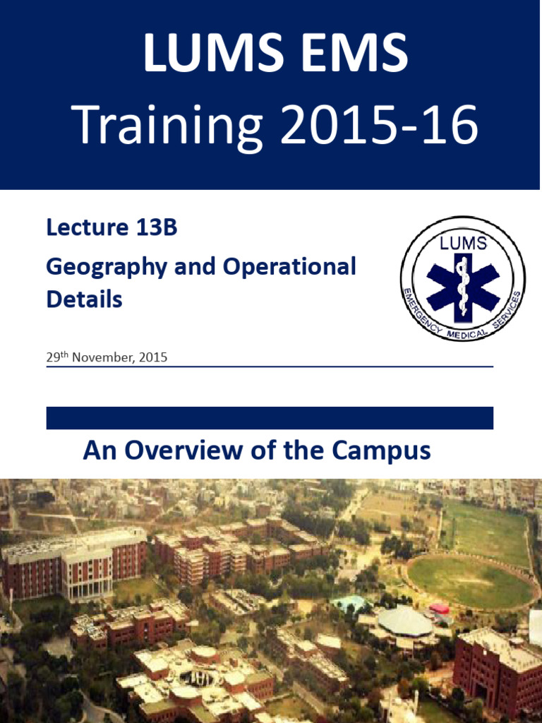 Lecture+13B Geography+and+Operational+Details | PDF | Emergency Medical ...