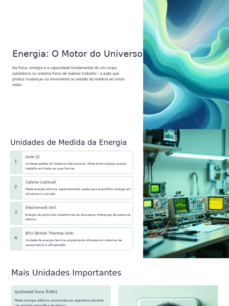 Energia O Motor Do Universo | PDF