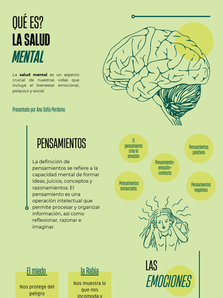 Salud Mental | PDF | Las emociones | Pensamiento