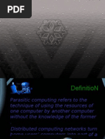 Parasitic computing